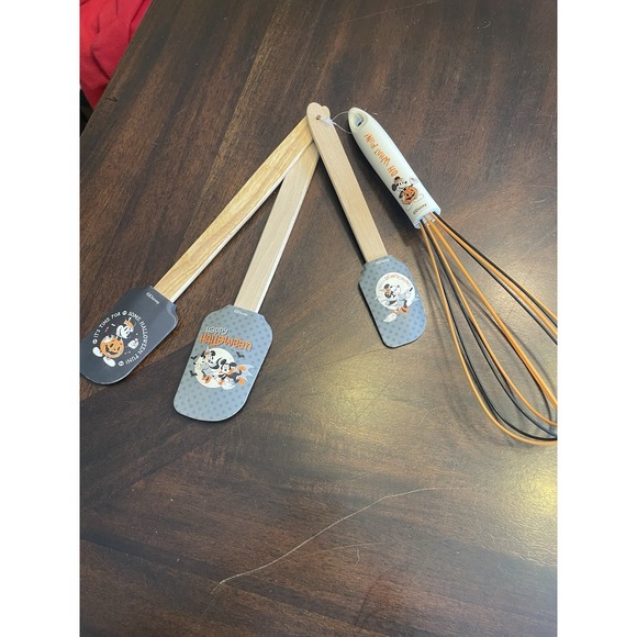 Disney Other - Disney Mickey Minnie Mouse Halloween Kitchen Tools Whisk spatulas NEW